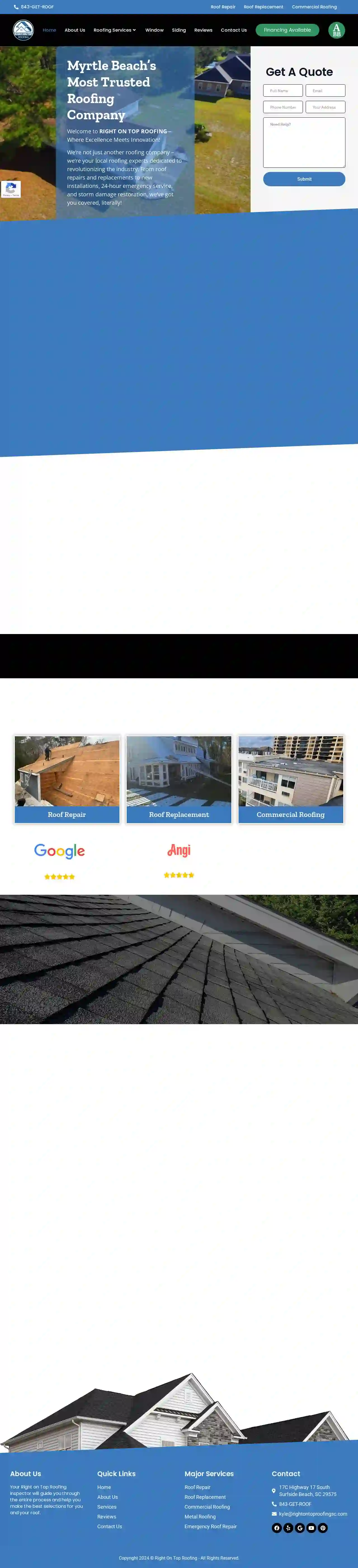 Right On Top Roofing