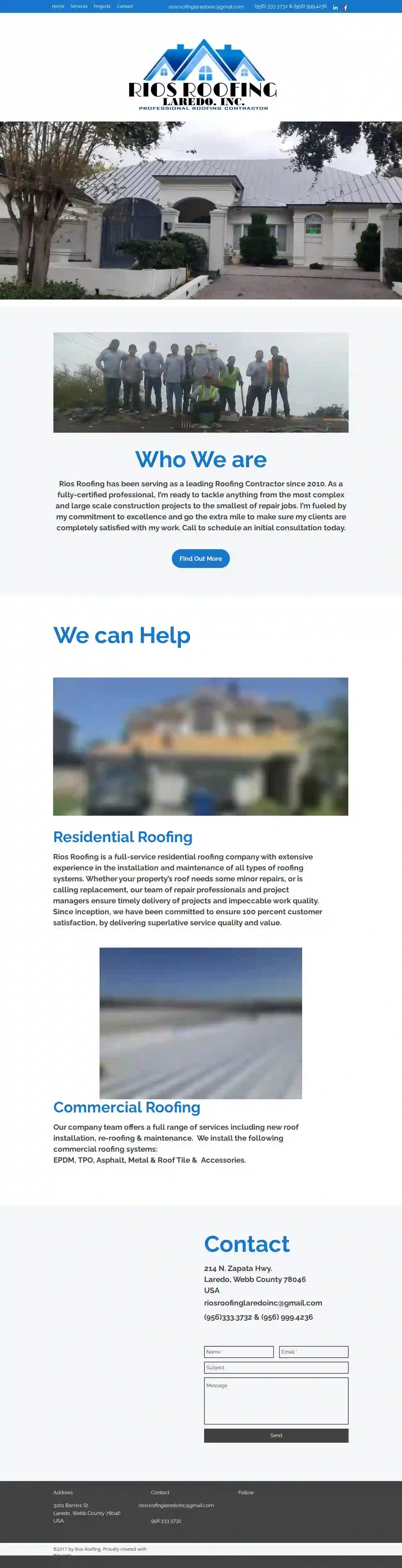 Rios Roofing Laredo, Inc.