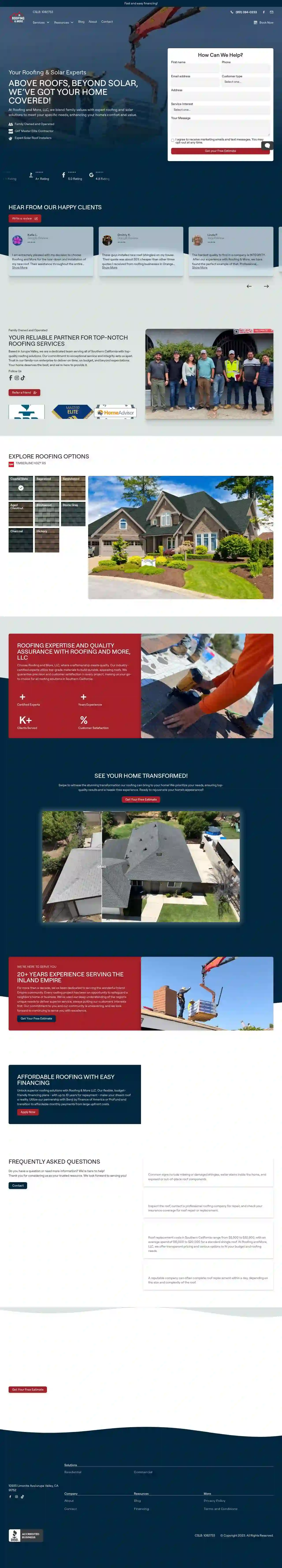 Roofing and More