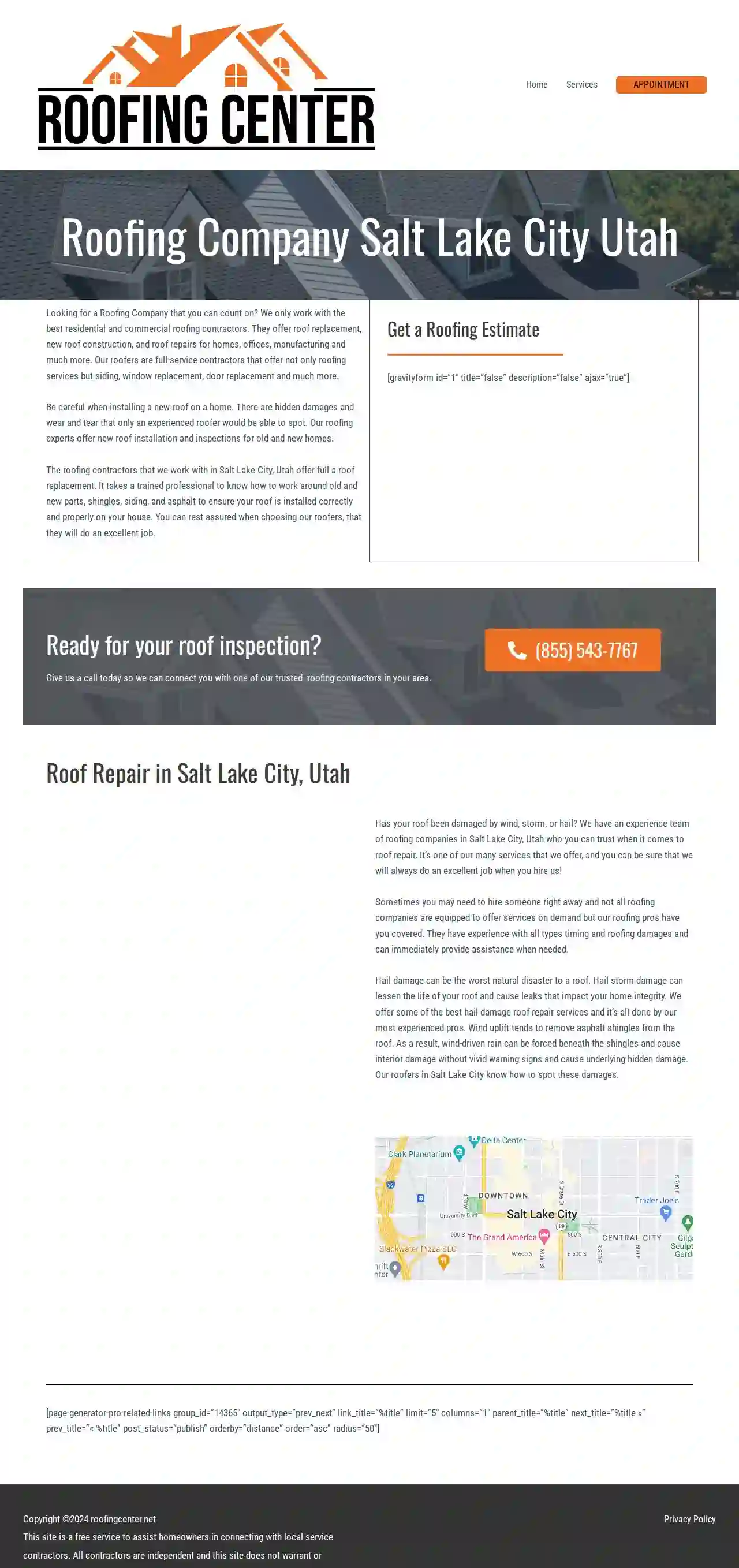 Roofing Center Salt Lake City