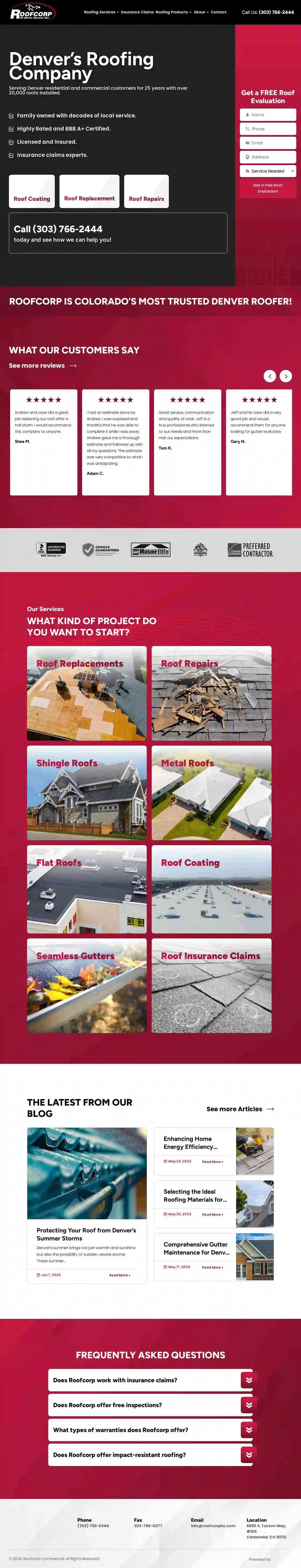 Roofcorp Inc