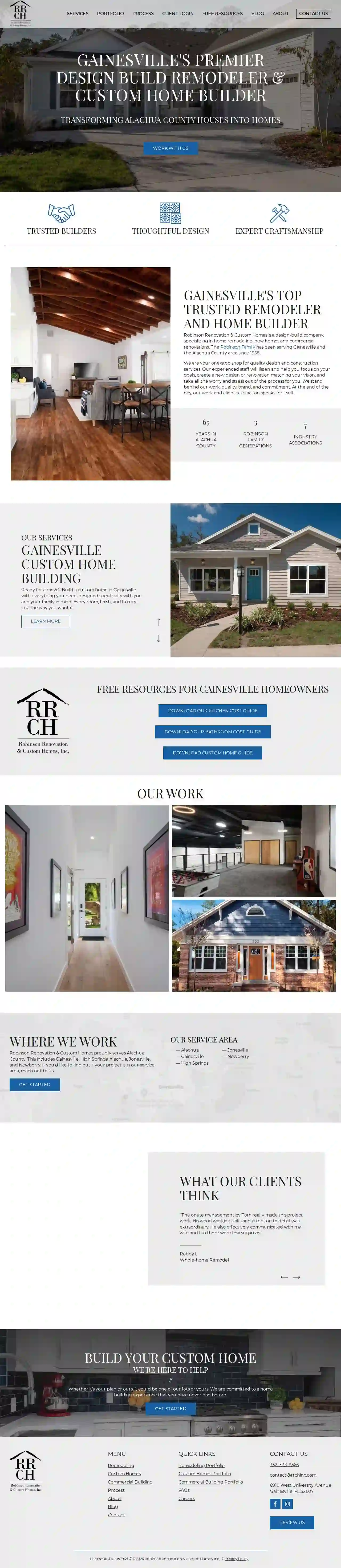 Robinson Renovation & Custom Homes, Inc.