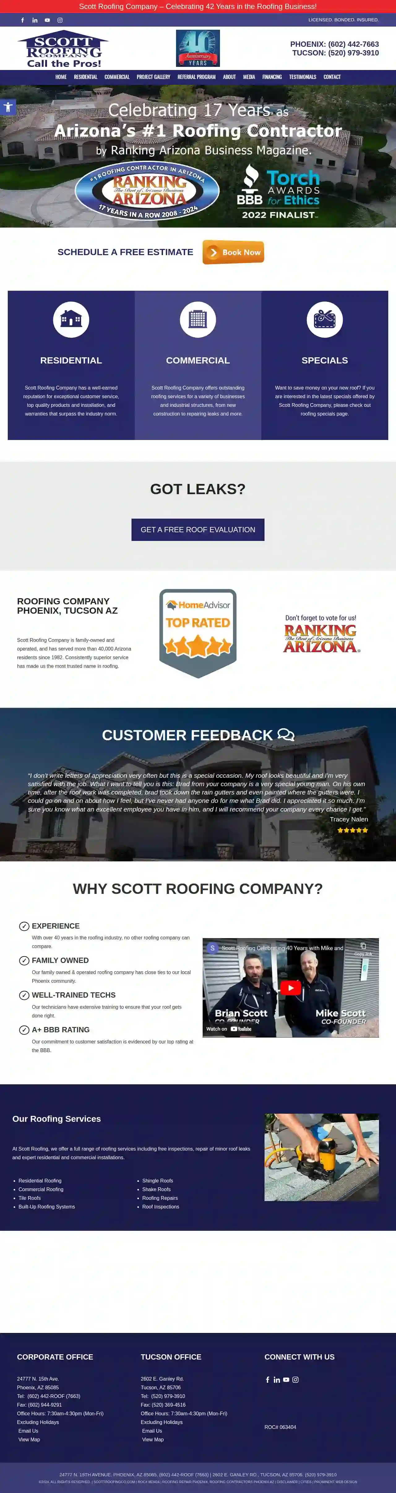 Scott Roofing Company