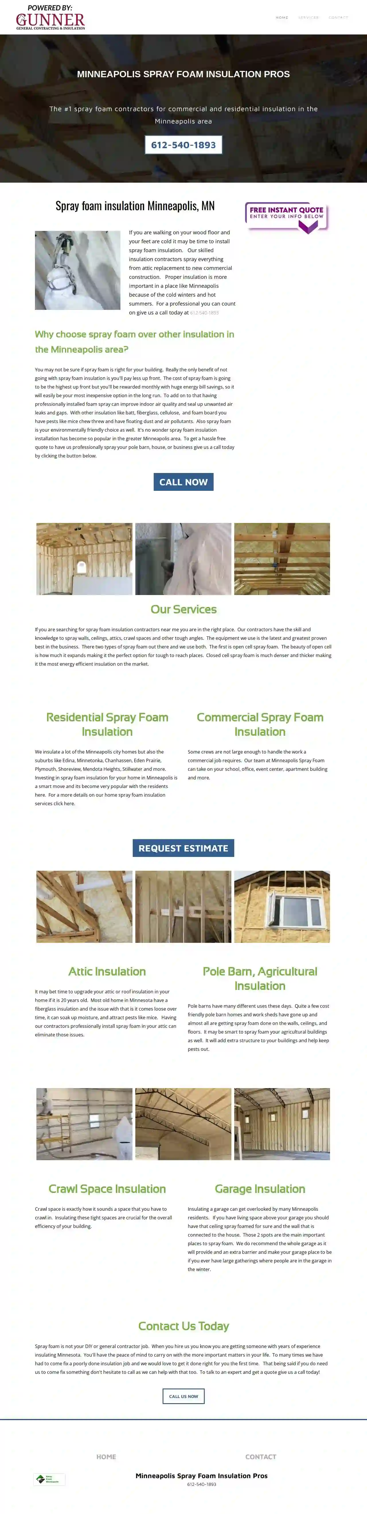 Minneapolis Spray Foam Insulation Pros