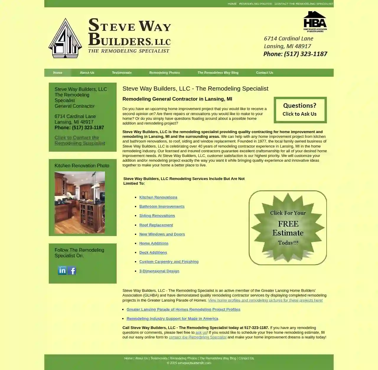 Steve Way Builders, LLC