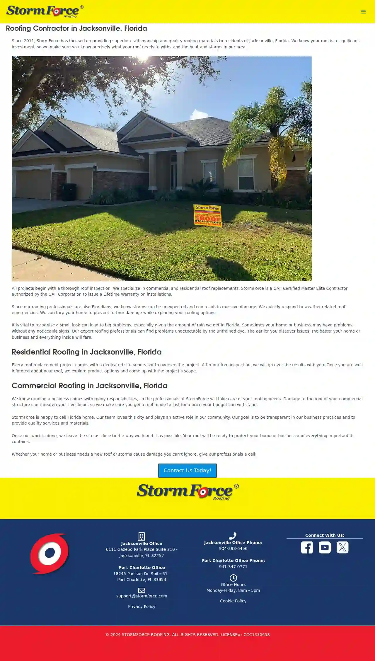 StormForce Roofing