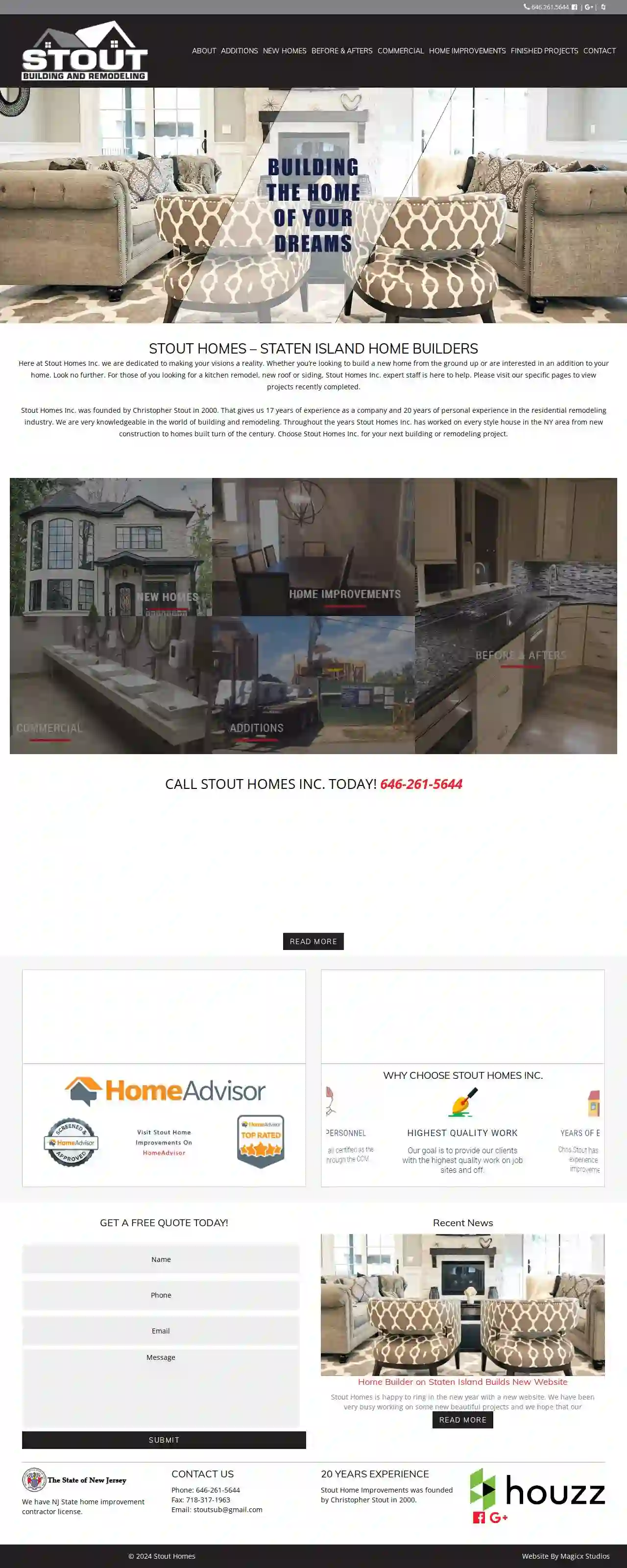 Staten Island Home Builders - Stout Homes, Inc.