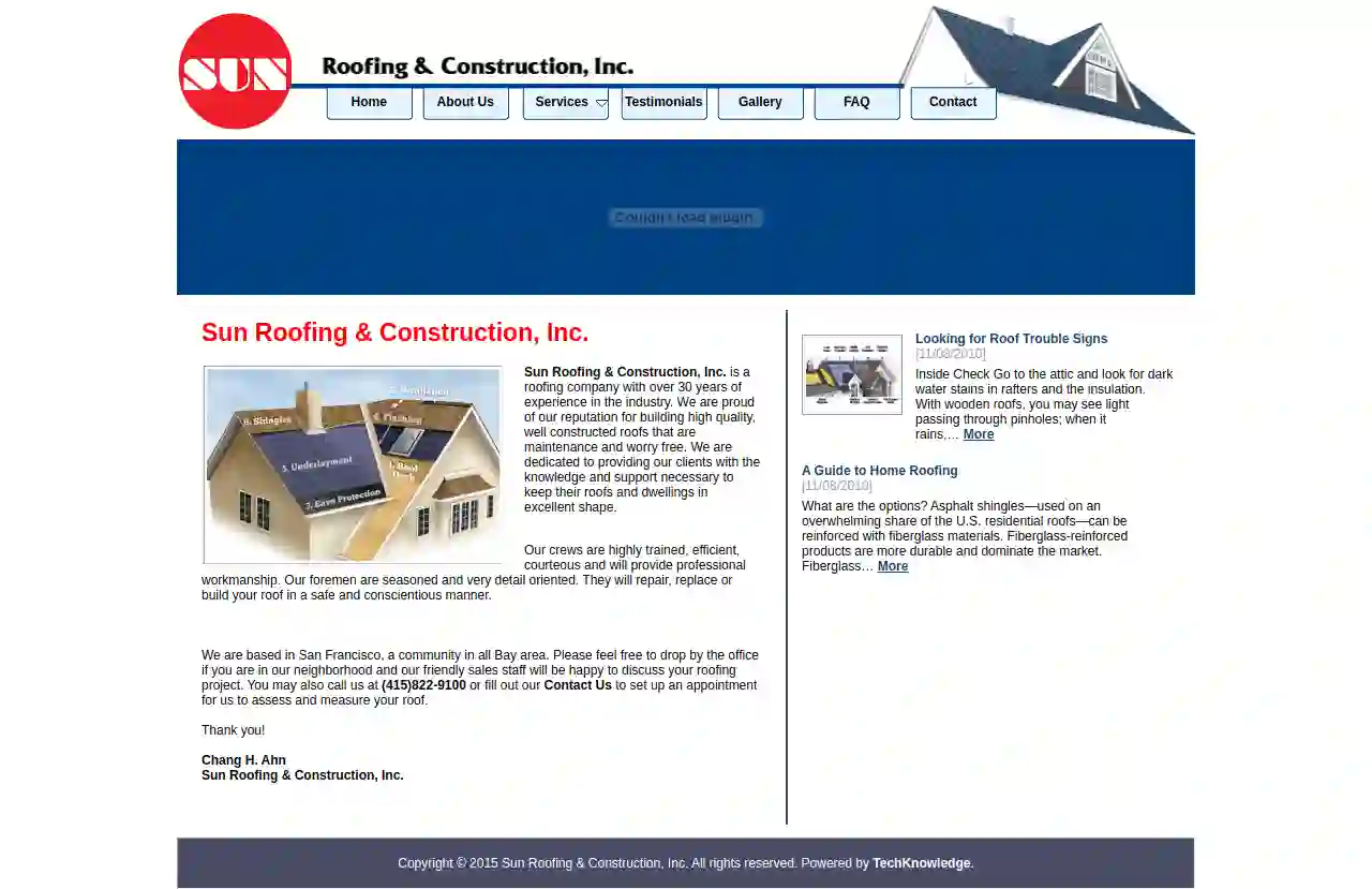 Sun Roofing Company