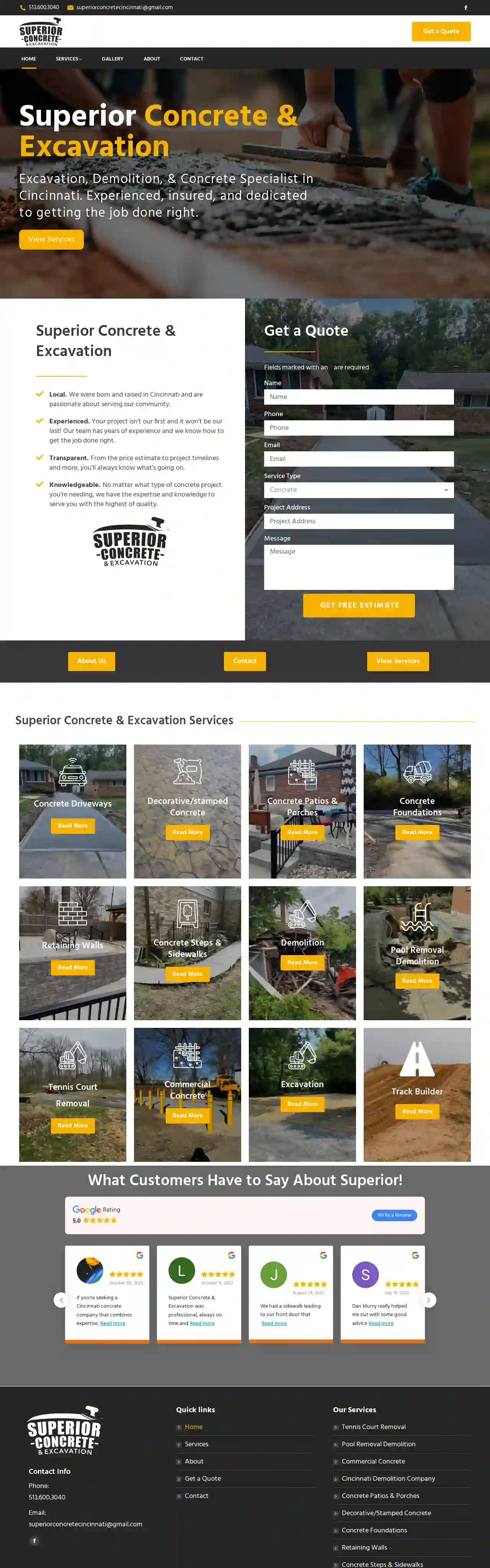 Superior Concrete & Excavation