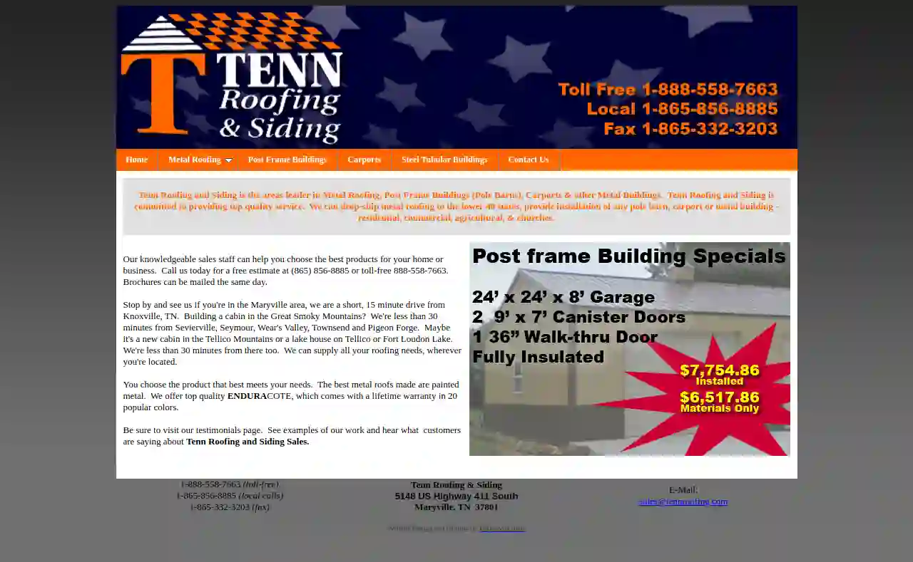 Tenn Roofing & Siding