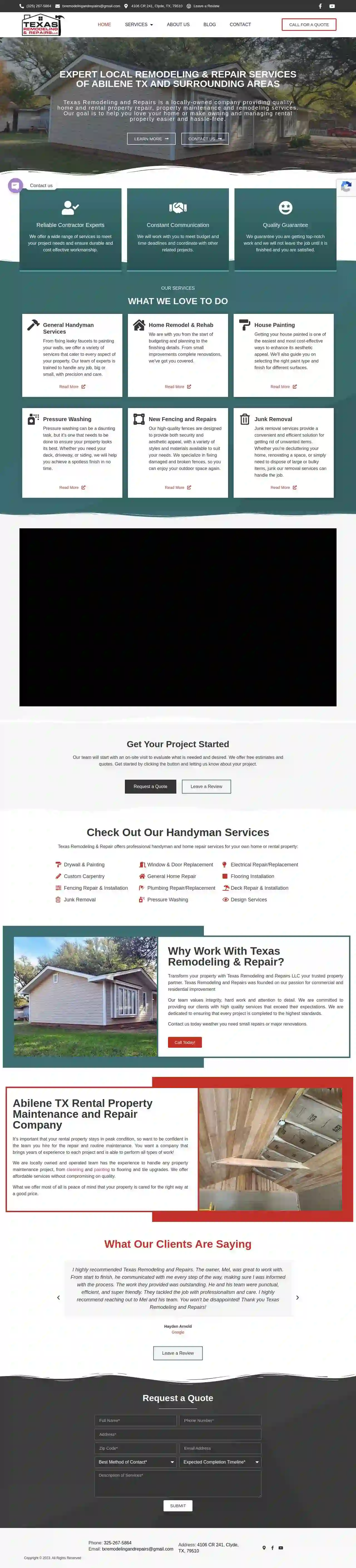 Texas Remodeling and Repairs