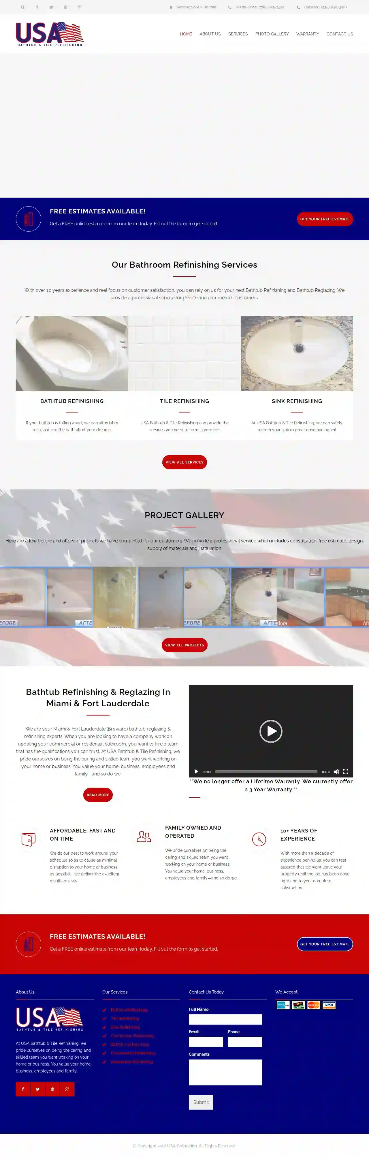 USA Bathtub Refinishing Inc