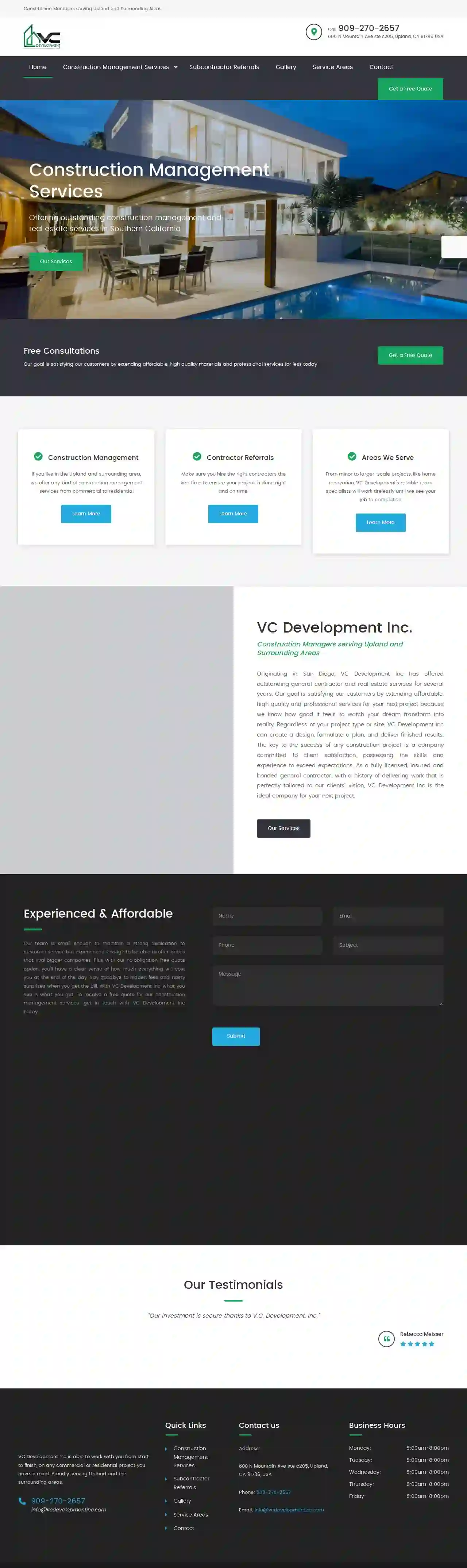 V.C. Development Inc