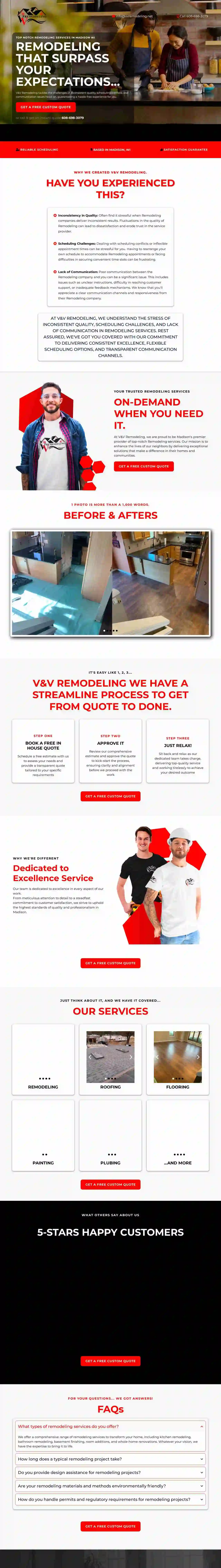 V&V Remodeling Madison WI