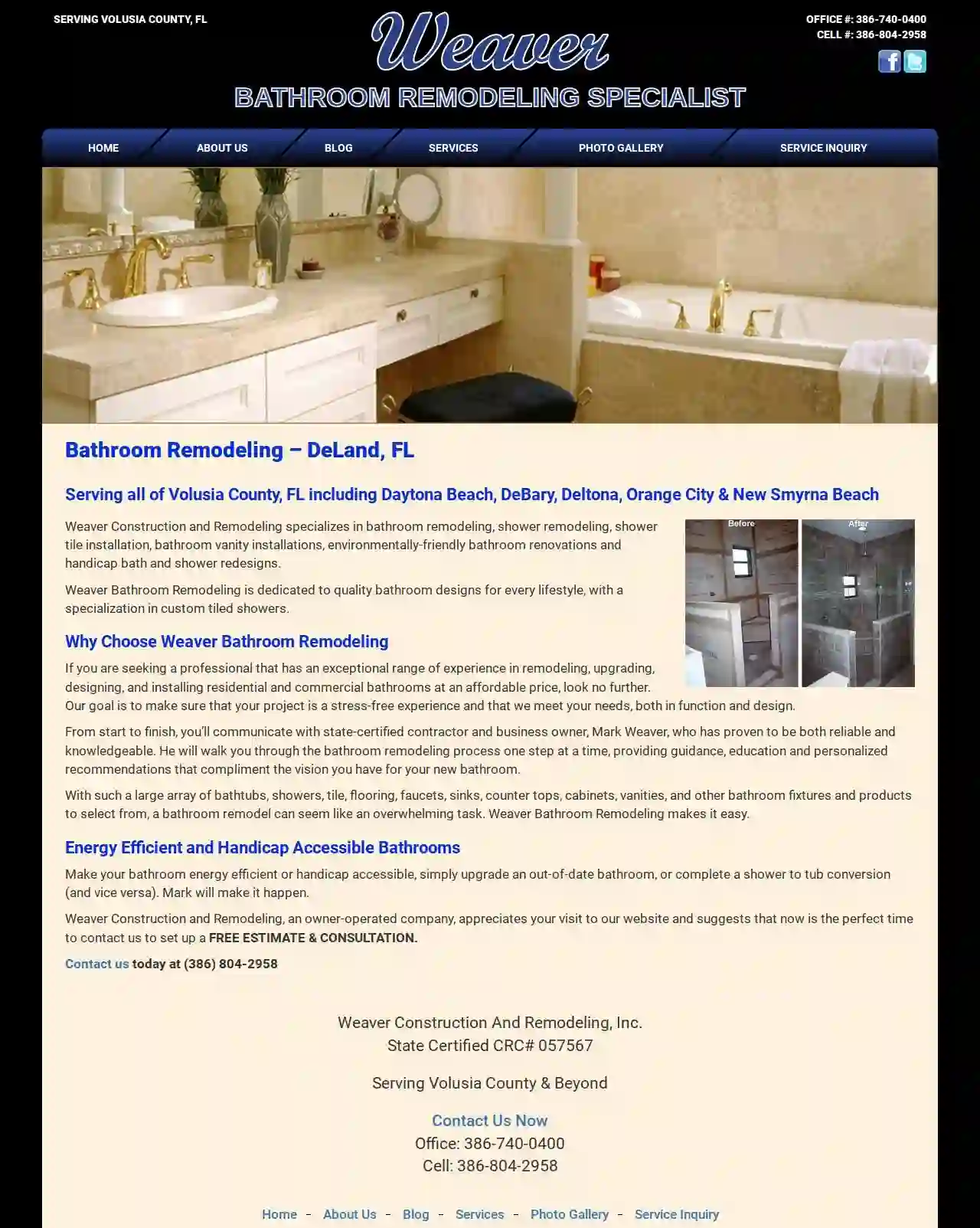 Weaver Bathroom Remodeling